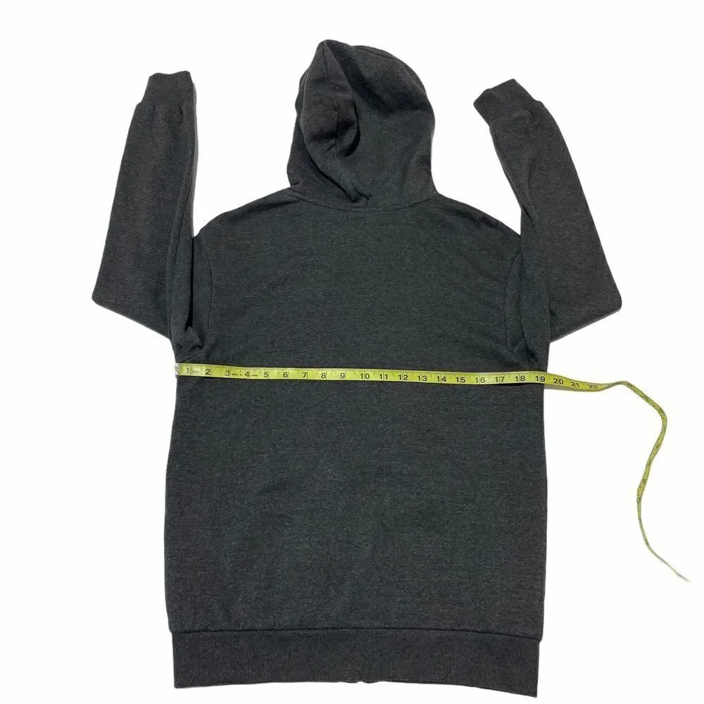 H&M Basics Gray Full Zip Hooded Sweatshirt 12-14y